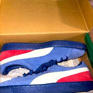 Red White And Blue Suede Pumas (Can’t buy in stores anymore)